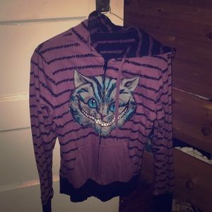 Cheshire Cat reversible sweatshirt